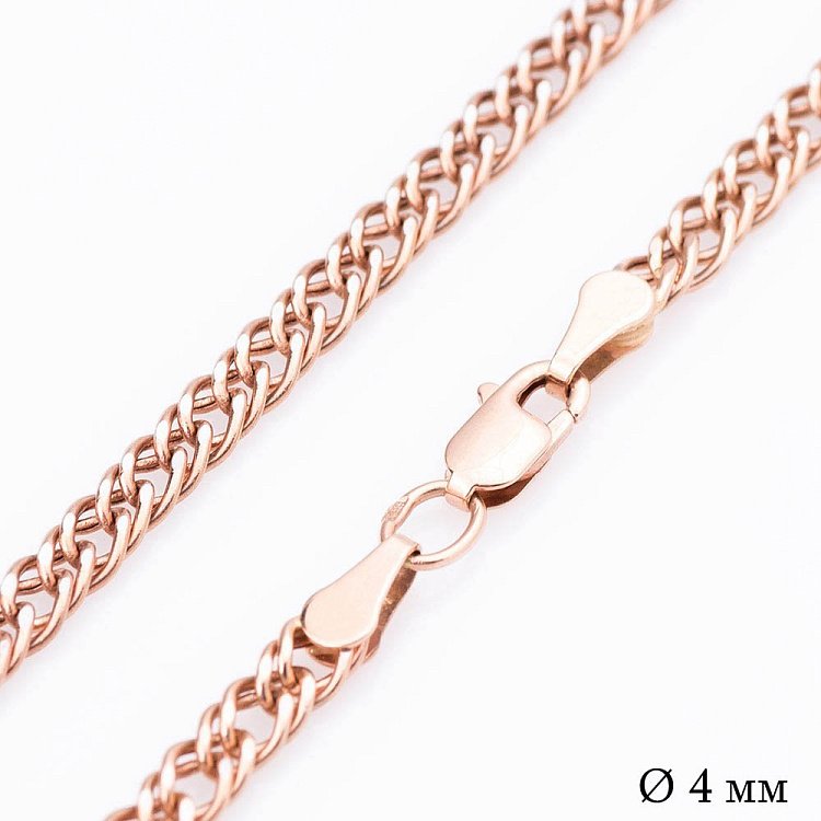 Золотий ланцюжок - Подвійний ромб (4 мм) ц00212-4 від ювелірного магазину Онікс