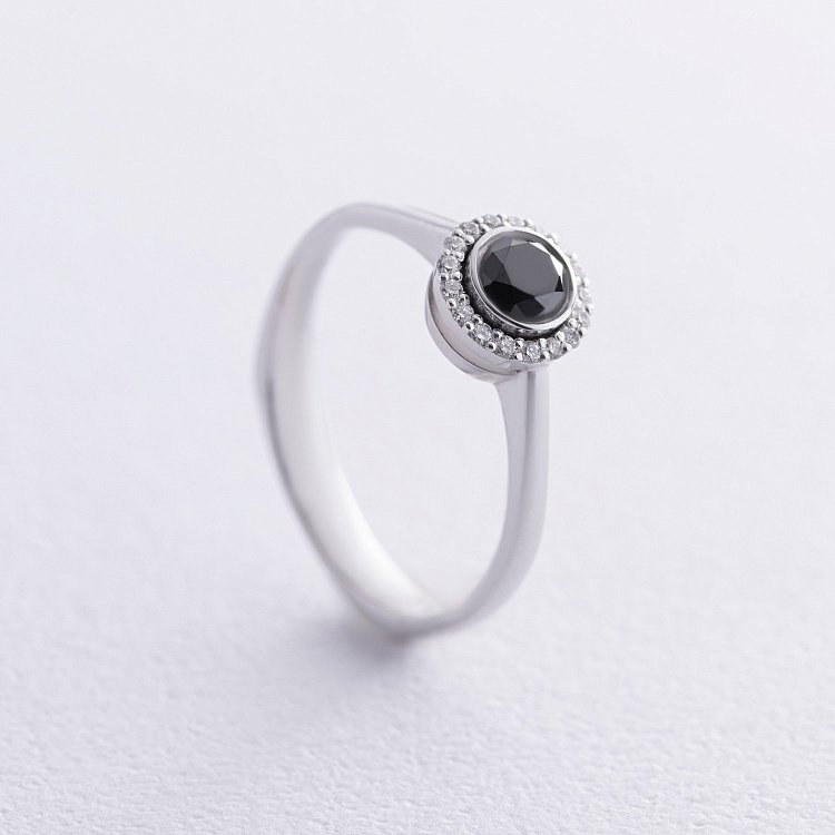 Золота каблучка з діамантами 236091122 від ювелірного магазину Онікс