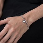 Срібний браслет з сердечком 141390 от ювелирного магазина Оникс - 2