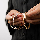 Жорсткий браслет "Змія" у білому золоті б05458 от ювелирного магазина Оникс - 5