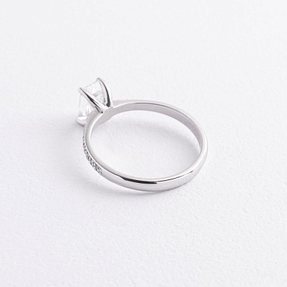 Заручальна золота каблучка з діамантами 244511121 №4