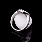 Эксклюзивное серебряное кольцо с фианитами 111726 от ювелирного магазина Оникс - 1