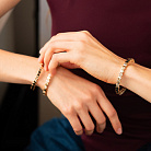 Браслет "Brianna" у жовтому золоті (фіаніти) б05788 от ювелирного магазина Оникс - 5