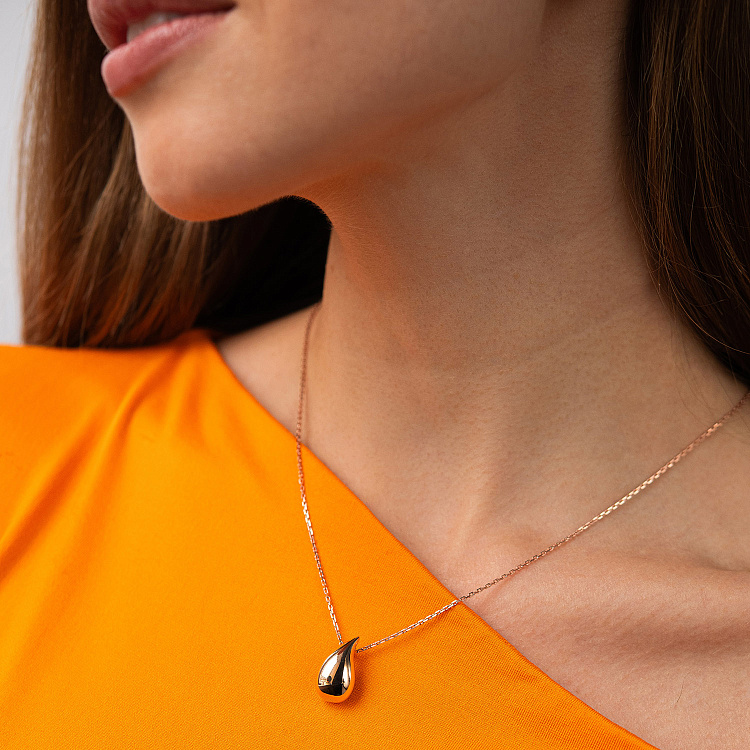 Підвіска "Megan" у червоному золоті п04072 від ювелірного магазину Онікс - 1