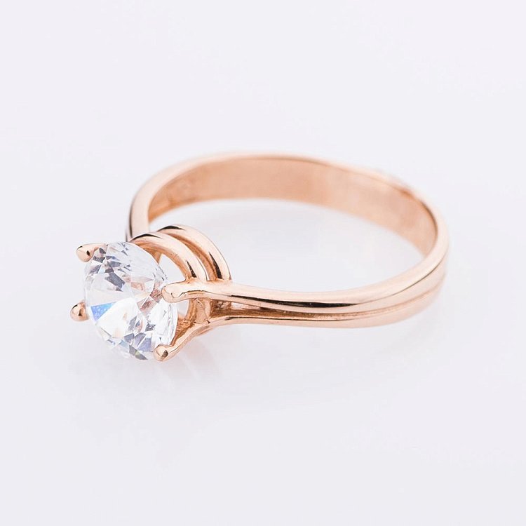 Каблучка (фіаніт) к01895 від ювелірного магазину Онікс - 6