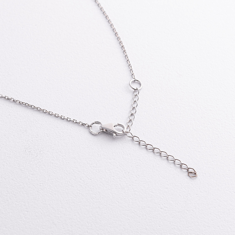 Серебряное колье с кварцом 8188р-QGR от ювелирного магазина Оникс - 2