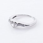 Золотое помолвочное кольцо "Сердце" с бриллиантами р0925б от ювелирного магазина Оникс - 1