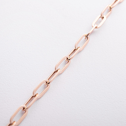 Браслет "Цепочка" в красном золоте б05640 №2