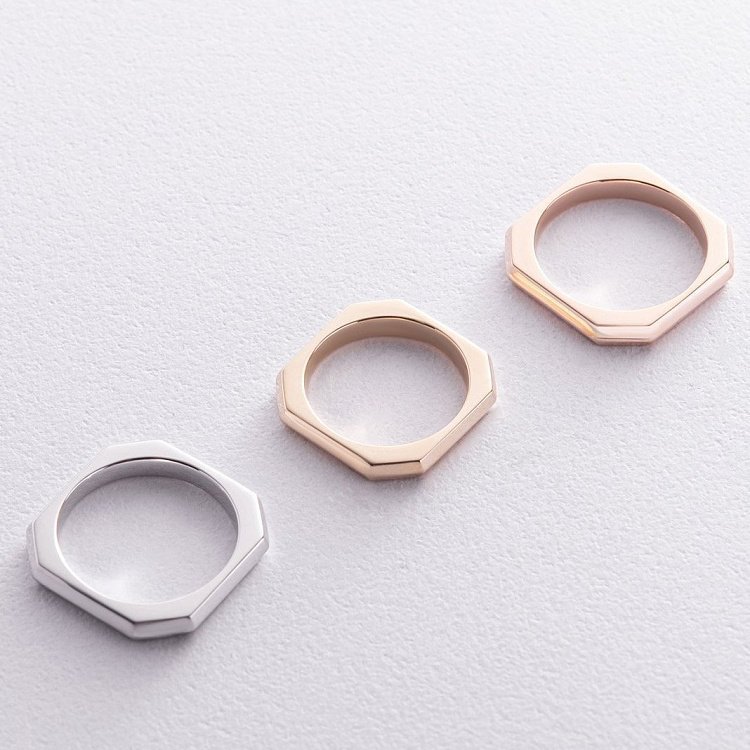 Каблучка "Дженніфер" у білому золоті к07419 від ювелірного магазину Онікс - 9