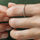 Шариковое кольцо "Одри" в белом золоте к07576 от ювелирного магазина Оникс - 6