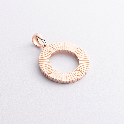 Золотий кулон "Love" п04095