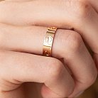 Кольцо "Love" в красном золоте к07145 от ювелирного магазина Оникс - 4
