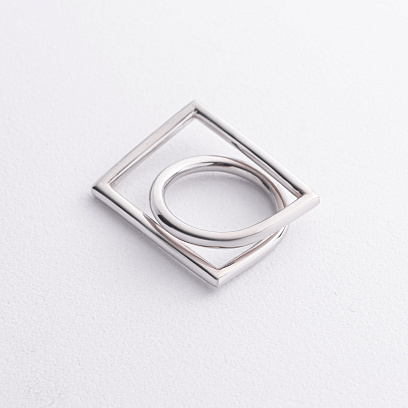 Серебряное кольцо "Aurora" 1146 №2