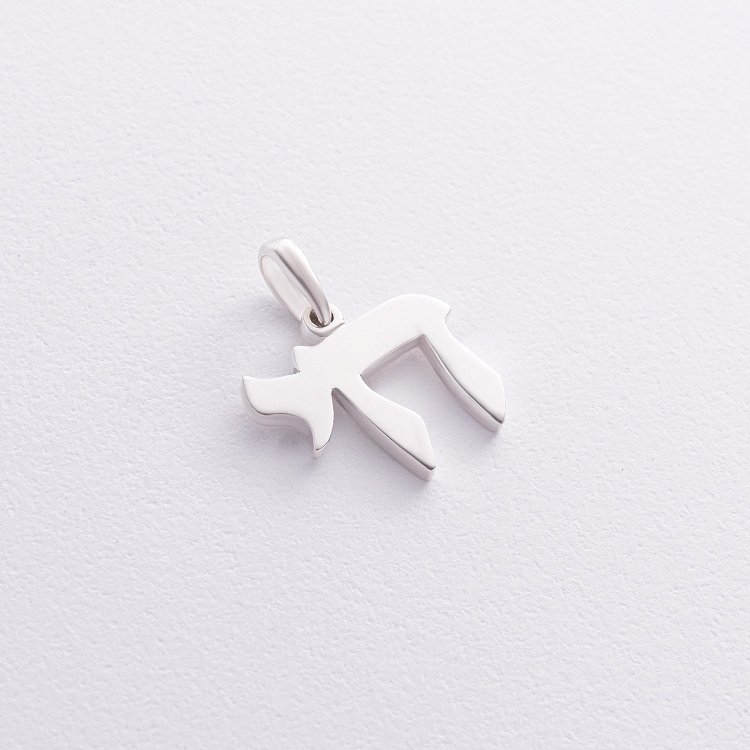 Срібна підвіска "Хай" 133289 від ювелірного магазину Онікс