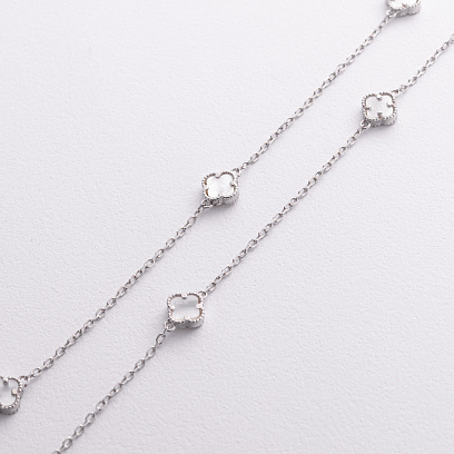 Срібне кольє "Кеонюшина" (перламутр) 181353