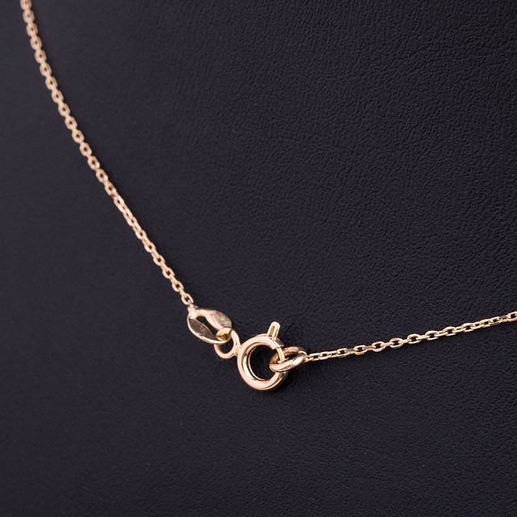 Золотое колье с фианитами кол00766 от ювелирного магазина Оникс - 2