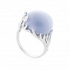 Серебряное кольцо (улексит) 112151 от ювелирного магазина Оникс