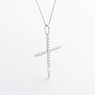 Золотое колье "Крестик" с бриллиантами колб0183va от ювелирного магазина Оникс - 1