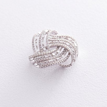 Золота підвіска з діамантами пкит637