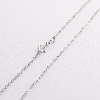 Цепочка в белом золоте 1мм ц00272-1
