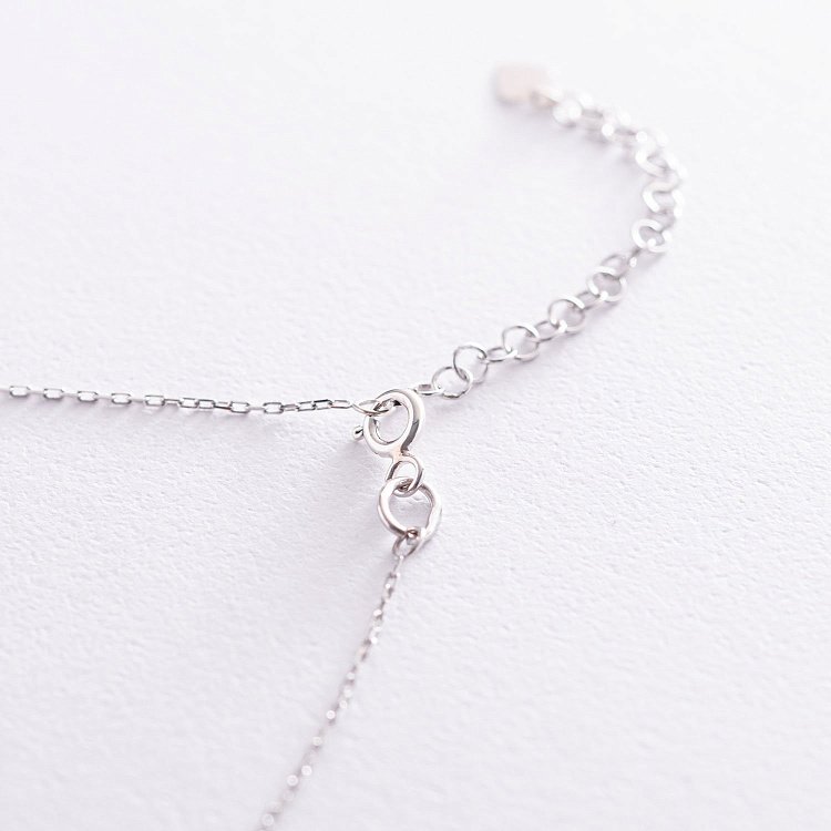 Серебряное колье "Шарики" 181086 от ювелирного магазина Оникс - 3