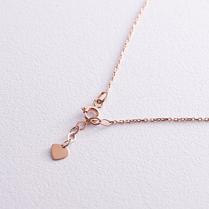 Колье "Ласточки" в красном золоте кол02275 №6