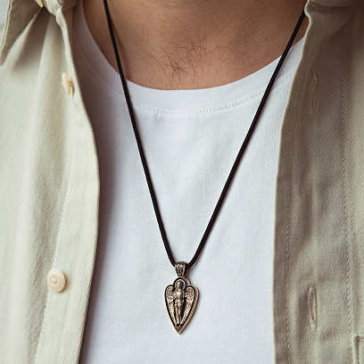 Золота підвіска "Ангел Хранитель" П04066 №2