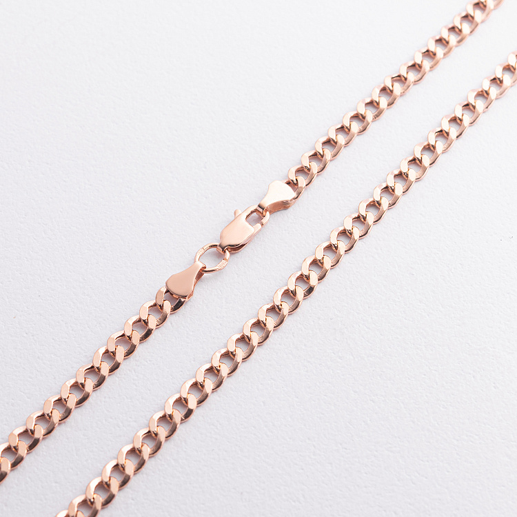 Золотий ланцюжок плетіння панцирне (4.5 мм) ц00191-4,5 Золотий ланцюжок плетіння панцирне (4.5 мм) ц00191-4,5 від ювелірного магазину Онікс