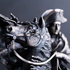 Серебряная фигура ручной работы "Наполеон Бонапарт на коне" 23099 от ювелирного магазина Оникс - 3