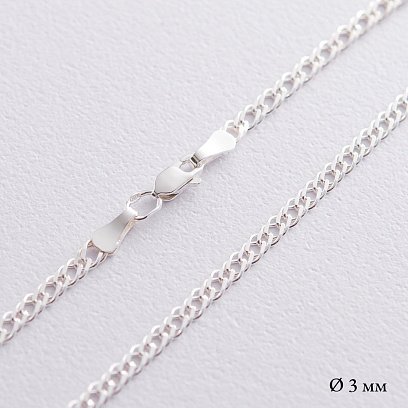 Срібний ланцюжок (плетіння Рембо) б010282