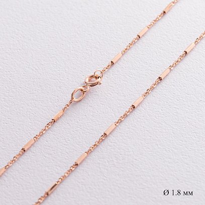 Цепочка в красном золоте (1.8 мм) ц00433