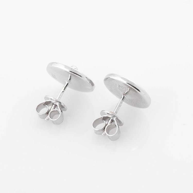 Сережки "Конюшина" з перламутром 122060 від ювелірного магазину Онікс - 2