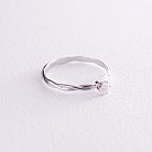 Помолвочное золотое кольцо с бриллиантом 229061121 от ювелирного магазина Оникс - 3