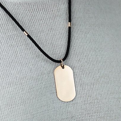 Большой золотой жетон (возможна гравировка) п04063 №3