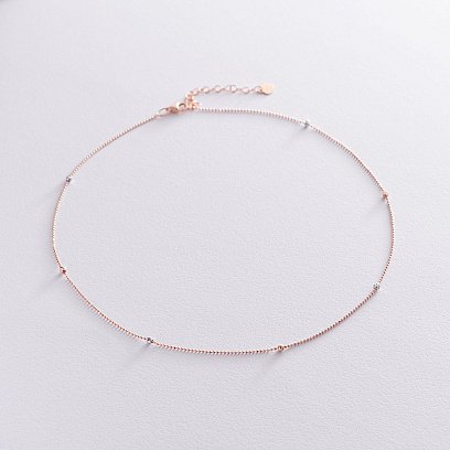 Золотое колье "Шарики" кол01994