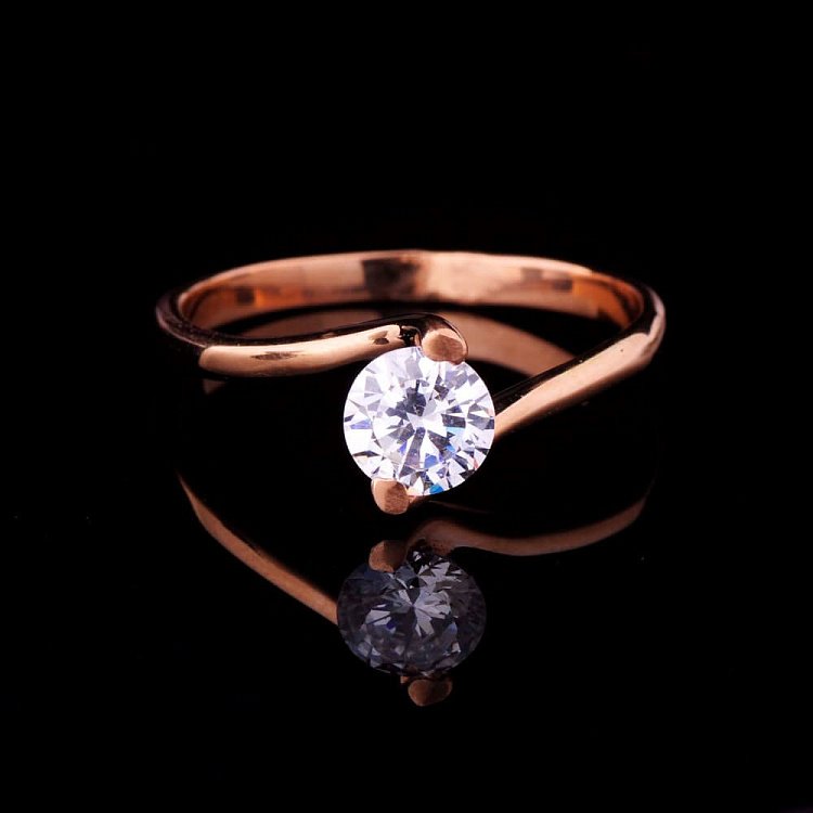 Каблучка з фіанітами к01900 від ювелірного магазину Онікс - 5