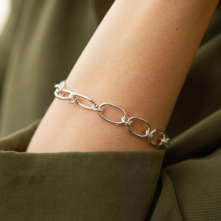 Срібний браслет "Вплив" 141532 від ювелірного магазину Онікс - 3