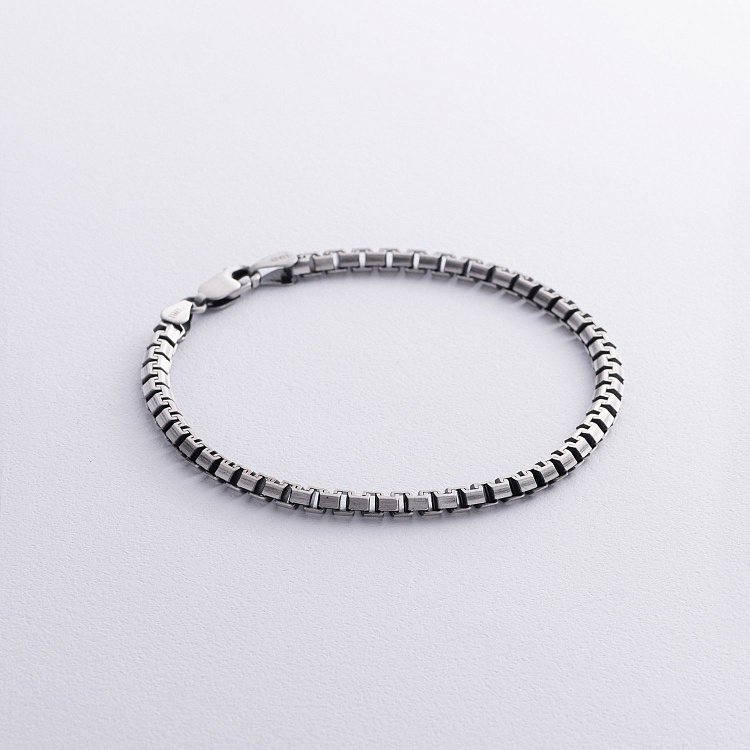 Мужской серебряный браслет 141685 от ювелирного магазина Оникс - 6