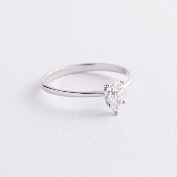 Заручальна золота каблучка з діамантом 245701121 від ювелірного магазину Онікс - 1