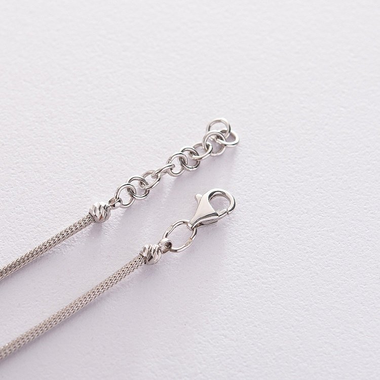 Золотое колье с фианитами кол01484 от ювелирного магазина Оникс - 2