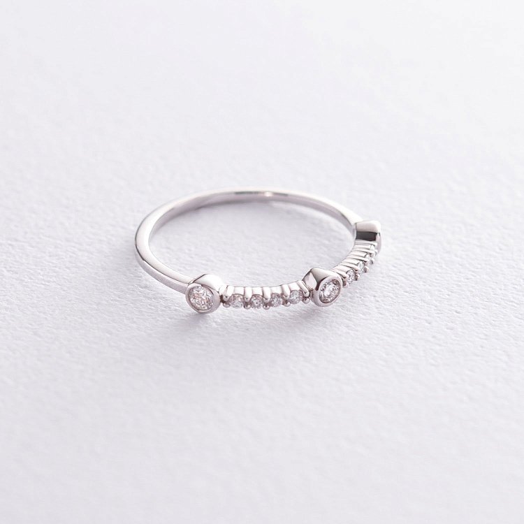 Золотое кольцо с бриллиантами кб0167са - 2 Золотое кольцо с бриллиантами кб0167са от ювелирного магазина Оникс - 2