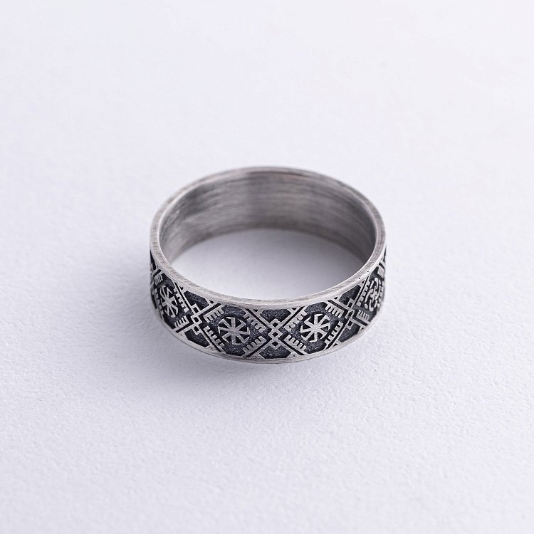 Срібна каблучка "Вишиванка - Хрест Лади" 7177 від ювелірного магазину Онікс - 5