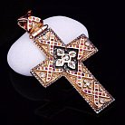 Православний хрест (емаль, фіаніти) п00541 от ювелирного магазина Оникс