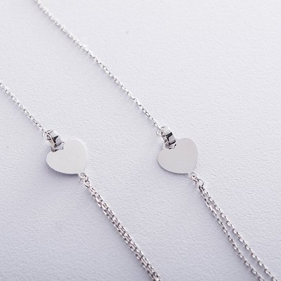 Золоте кольє "Сердечка" кол01576 №3