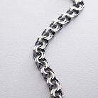 Чоловічий срібний браслет (Гарібальді 1.6 см) ч021803 от ювелирного магазина Оникс - 2