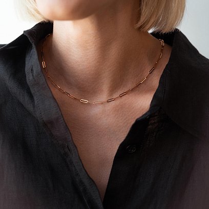 Колье "Ванесса" в красном золоте кол02205 №2