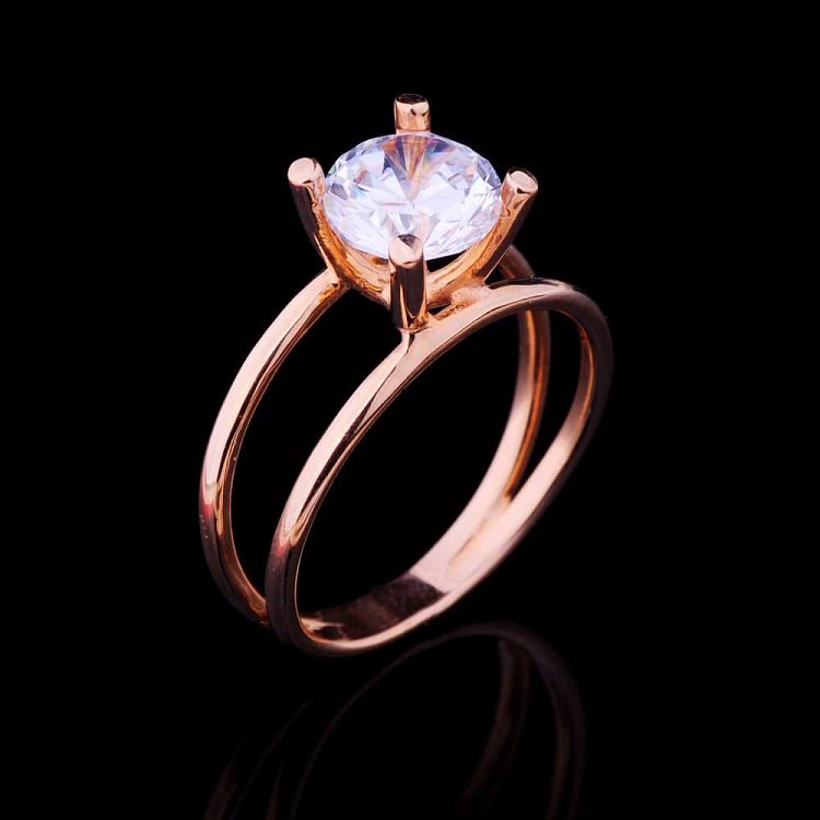 Каблучка (фіаніт) к01062п від ювелірного магазину Онікс - 1