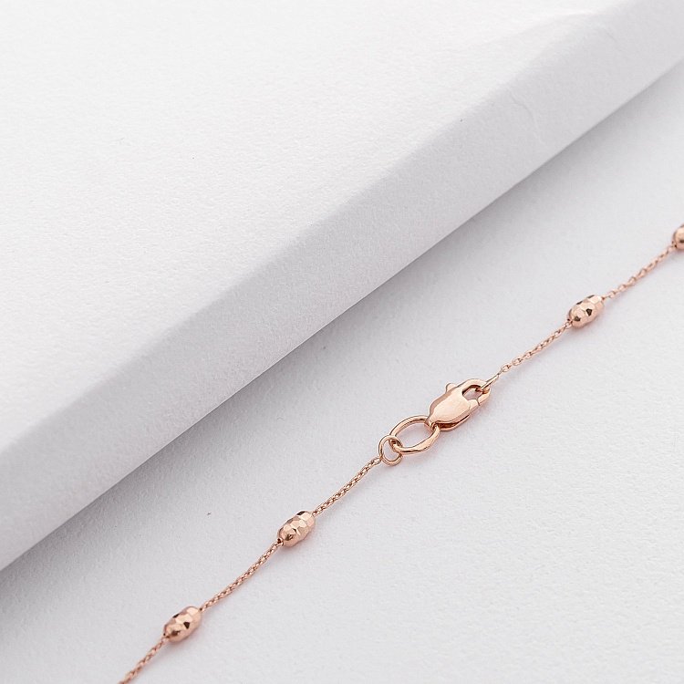 Золотий браслет на ногу б03760 від ювелірного магазину Онікс - 2