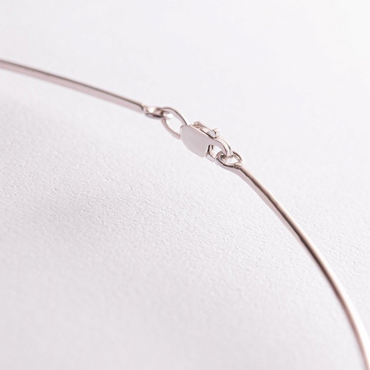 Серебряное колье с шариком 18056 от ювелирного магазина Оникс - 6