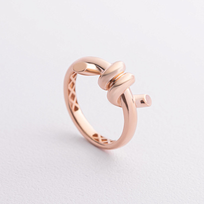 Кольцо "Brigitte" в красном золоте к08369